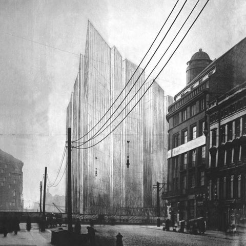 Friedrichstrasse Mies van der Rohe earrings – Spada Studio architecture jewellery
